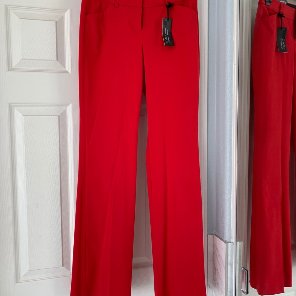Red Express Editor Pants